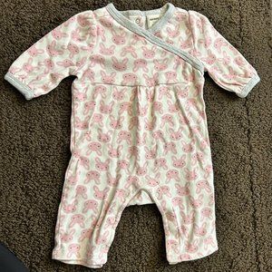 Old Navy Infant One Piece Long Sleeve Easter Bunny Outfit 0-3 Months